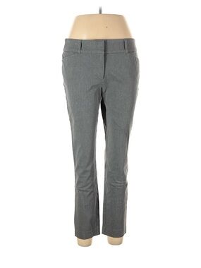 LOFT Light Gray Sutton Skinny - CURVY Ankle Pants
